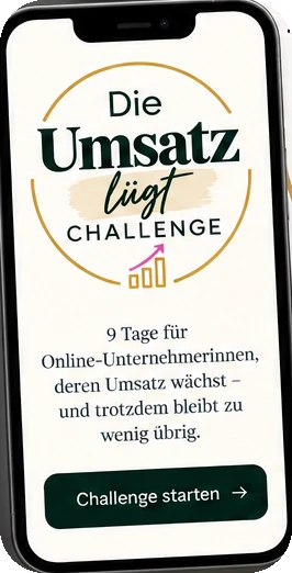 Die Umsatz lügt Challenge auf dem Handy